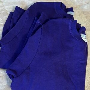 GILDAN Purple Sweatshirts-Set of 2